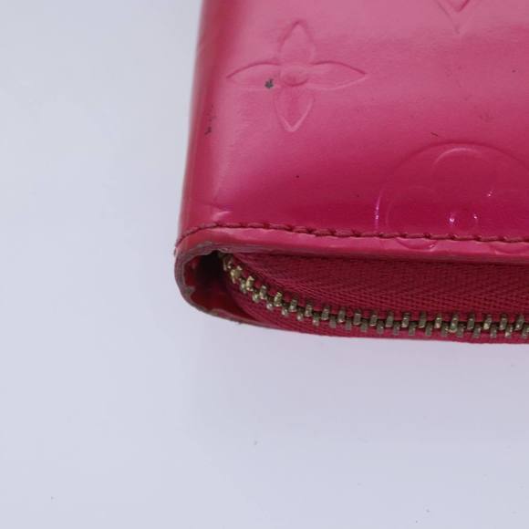 LOUIS VUITTON Monogram Vernis Eldridge Wallet Fuchsia Pink M91240 LV Auth 93651 - Picture 15 of 16